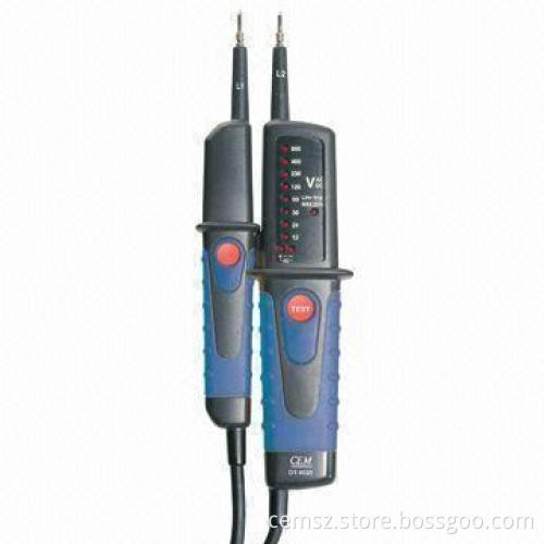 Electrical Testers with AC/DC Voltage Detection Function and Flashlight